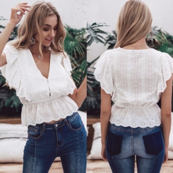 MARI V-Neck top    - Picture 2 of 3